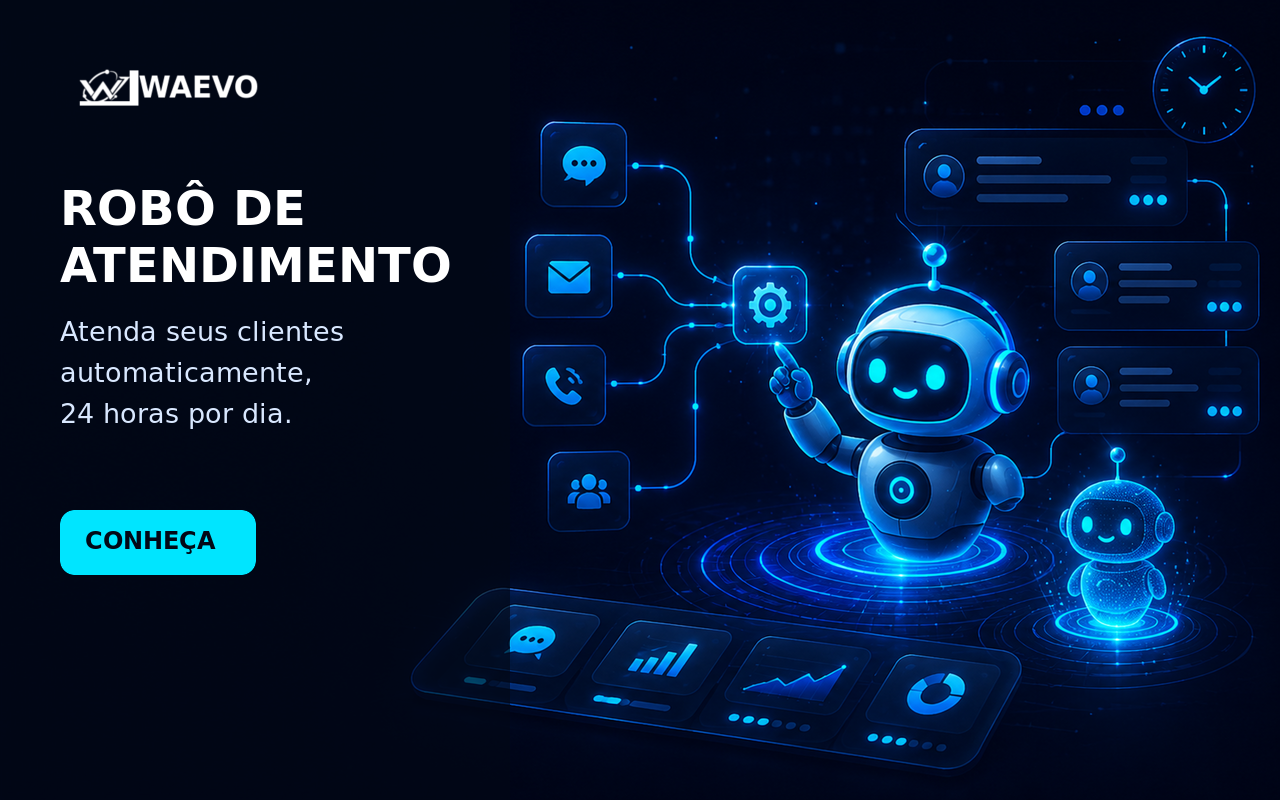 Robô de atendimento automático da WAEVO